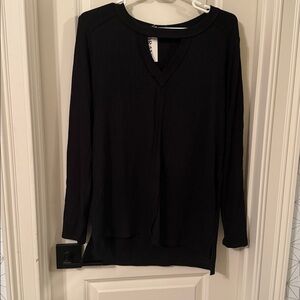 CBRAND Women’s long sleeve Black Casual Shirt NWT